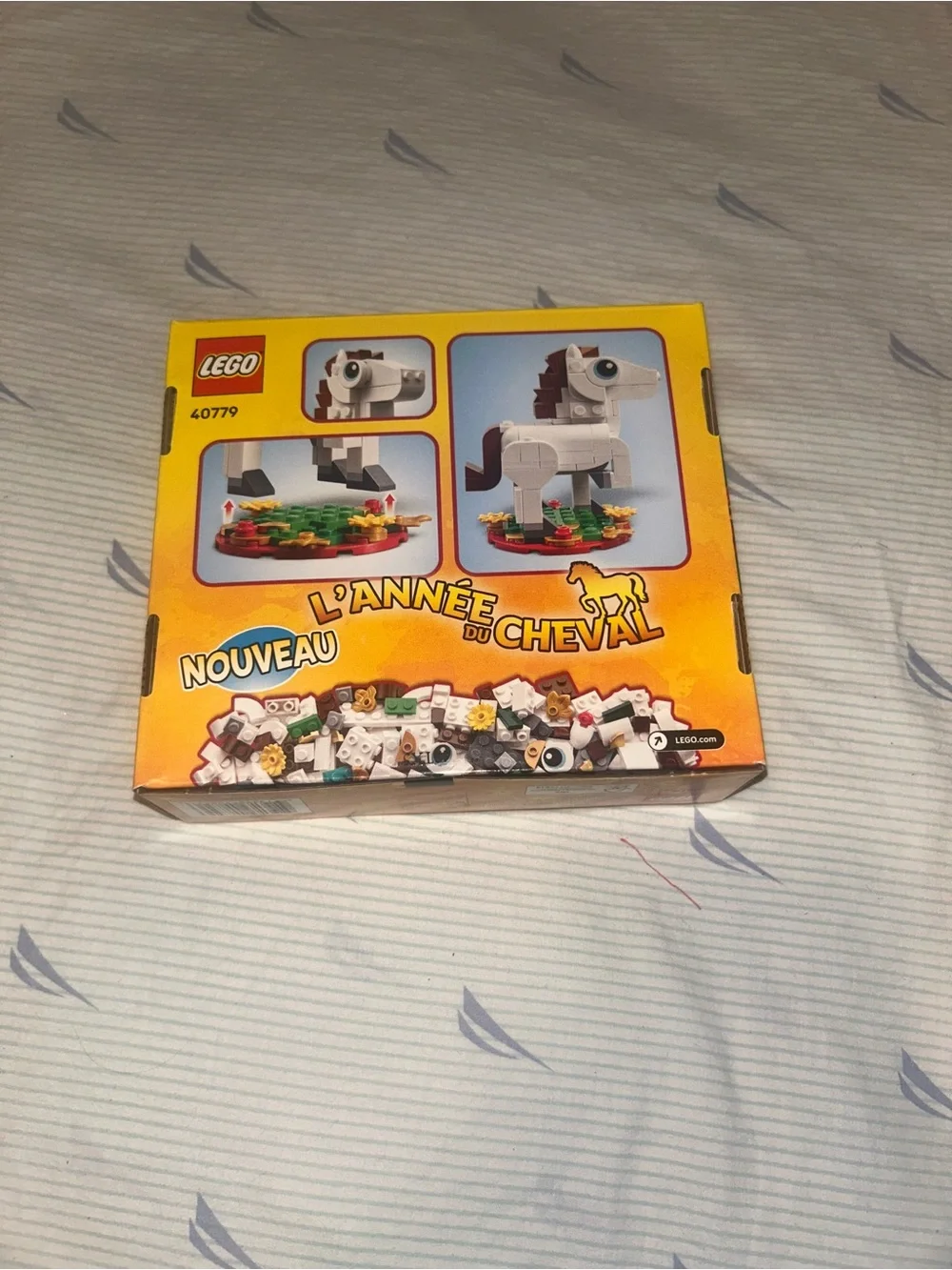 LEGO White and Brown Horse Year of the Horse Building Set (Yellow Box)